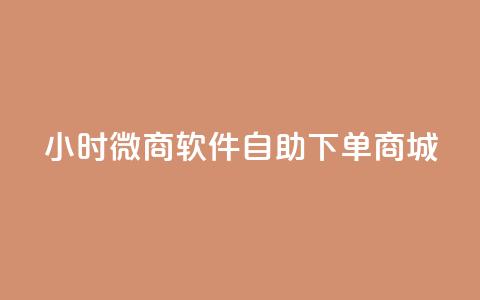 24小时微商软件自助下单商城 - 一天内轻松购物,体验自助下单的微商软件商城~ 第1张 24小时微商软件自助下单商城 - 一天内轻松购物,体验自助下单的微商软件商城~ 第1张