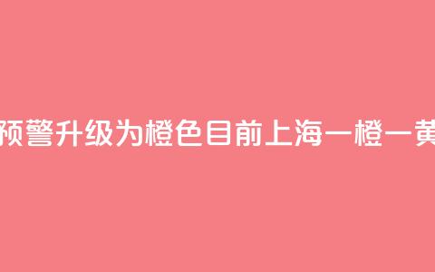 注意!暴雨预警升级为橙色,目前上海“一橙一黄”预警高挂 第1张 注意!暴雨预警升级为橙色,目前上海“一橙一黄”预警高挂 第1张