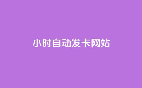 24小时自动发卡网站 - 全天候自动发卡平台一站式服务解决方案~ 第1张 24小时自动发卡网站 - 全天候自动发卡平台一站式服务解决方案~ 第1张
