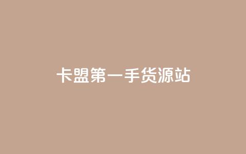 卡盟第一手货源站 - 卡盟第一手货源站——打造你的独一无二的加密在线购物平台~ 第1张 卡盟第一手货源站 - 卡盟第一手货源站——打造你的独一无二的加密在线购物平台~ 第1张