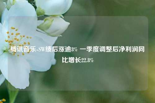 腾讯音乐-SW绩后涨逾8% 一季度调整后净利润同比增长22.8%  第1张