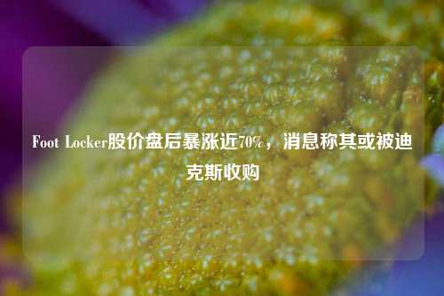 Foot Locker股价盘后暴涨近70%，消息称其或被迪克斯收购  第1张