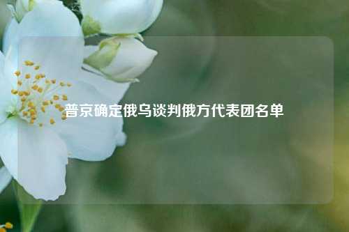 普京确定俄乌谈判俄方代表团名单  第1张