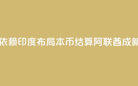 为减少美元依赖，印度布局本币结算，阿联酋成新目标  第1张