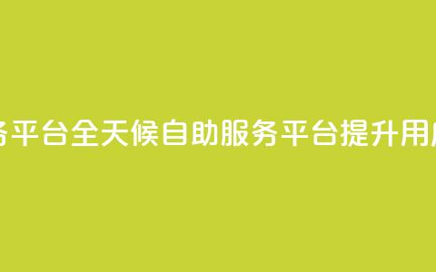 ks24小时自助服务平台 - 全天候自助服务平台KS24提升用户体验。  第1张