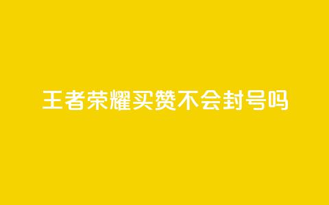 王者荣耀买赞不会封号吗 - 购买王者荣耀赞，会不会导致封号？。  第1张
