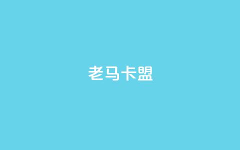 老马卡盟 - 老马卡盟:解锁黑马营销策略~ 第1张 老马卡盟 - 老马卡盟:解锁黑马营销策略~ 第1张