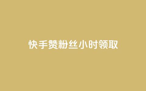 快手赞粉丝24小时领取,快手 粉丝网站 - 全网最低24小时在线下单抖音 天使卡盟  第1张