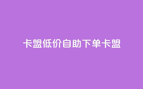 QQ卡盟低价自助下单(QQ卡盟-优惠自助下单)  第1张