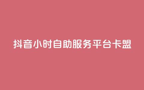 抖音24小时自助服务平台卡盟,抖音点赞充值 - 拼多多砍价免费拿商品 业务网24小时自助下单科技  第1张