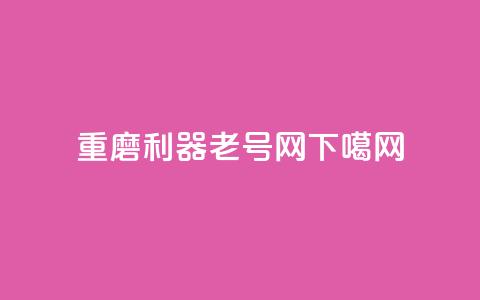 重磨利器，老号网！  第1张