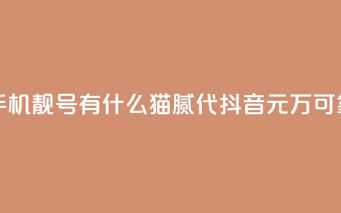 快手买的手机靓号有什么猫腻 - 代抖音1元10万可靠吗 第1张 快手买的手机靓号有什么猫腻 - 代抖音1元10万可靠吗 第1张