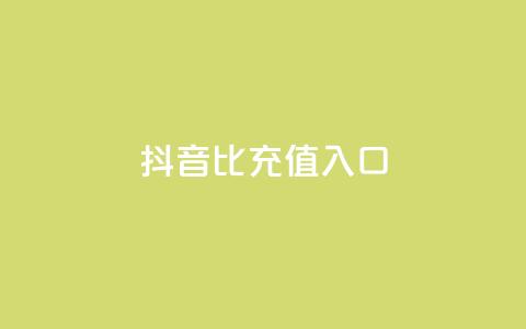 抖音1比1充值入口,快手业务免费平台 - f949797 抖音如何精准投流  第1张