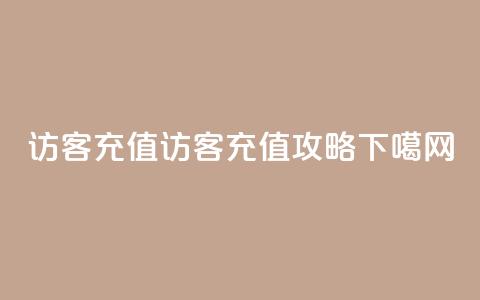 qq访客充值(qq访客充值攻略)  第1张