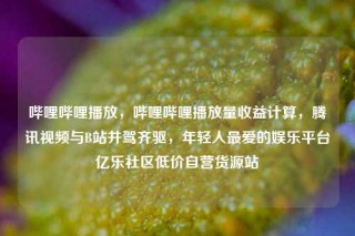 哔哩哔哩播放，哔哩哔哩播放量收益计算，腾讯视频与B站并驾齐驱，年轻人最爱的娱乐平台亿乐社区低价自营货源站