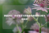 俄副外长：谈论普京与特朗普会晤具体日期为时尚早