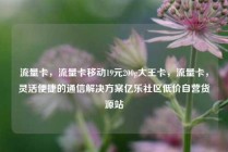 流量卡，流量卡移动19元200g大王卡，流量卡，灵活便捷的通信解决方案亿乐社区低价自营货源站