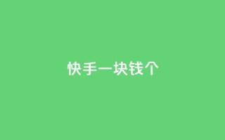 快手一块钱100个 - QQ空间24小时访问量