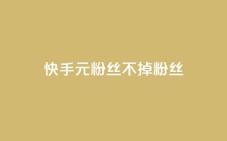 快手1元3000粉丝不掉粉丝 - 快手粉丝增长神器，1元即可获得3000真实粉丝，持久稳定！~