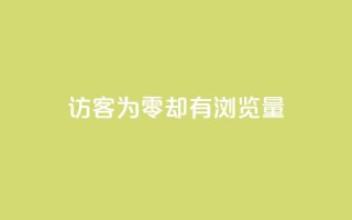 qq访客为零却有浏览量 - QQ访客为零却依然有浏览量的原因揭秘。