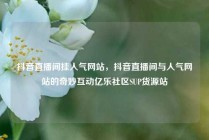 抖音直播间挂人气网站，抖音直播间与人气网站的奇妙互动亿乐社区SUP货源站