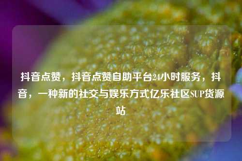 抖音点赞，抖音点赞自助平台24小时服务	，抖音，一种新的社交与娱乐方式亿乐社区SUP货源站  第1张