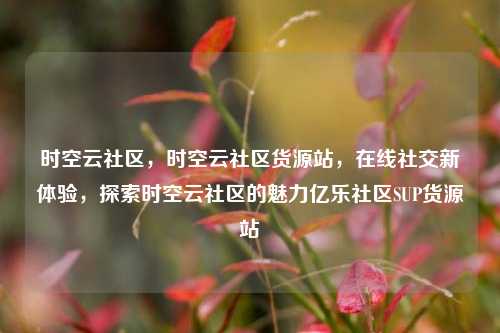 时空云社区	，时空云社区货源站，在线社交新体验，探索时空云社区的魅力亿乐社区SUP货源站  第1张